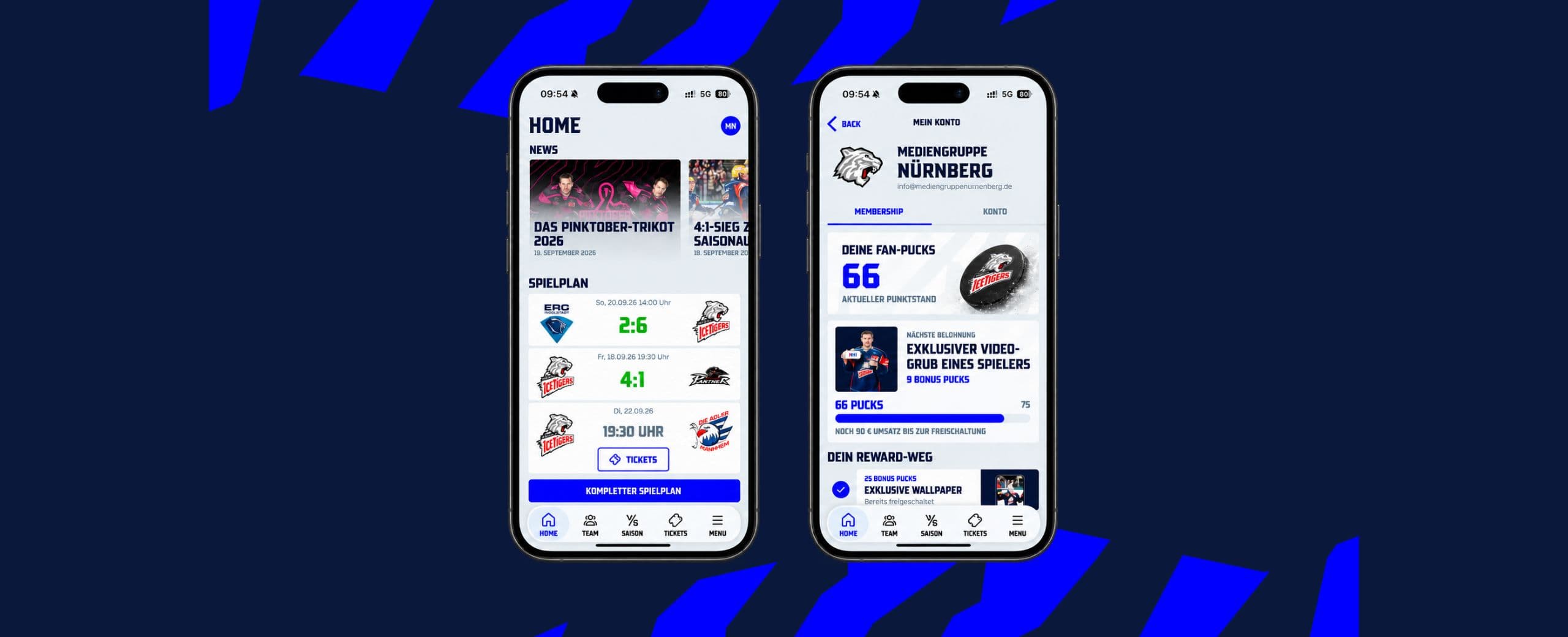 Die Ice Tigers App ist da